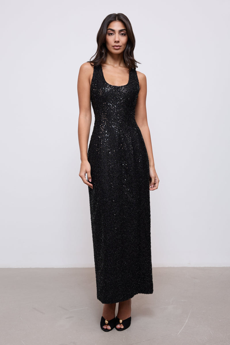 Sequin Midi Dress