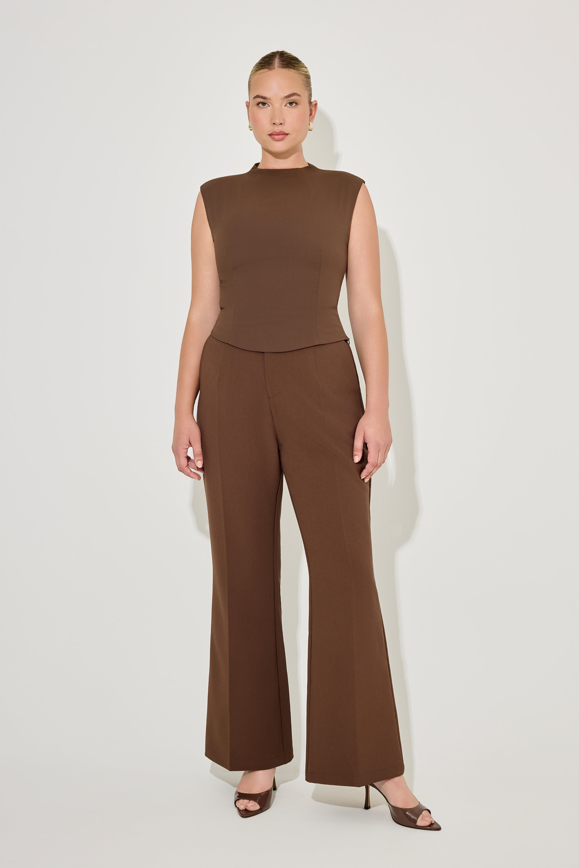 The Ultimate Muse Sleeveless Top | Chocolate