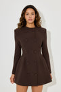 Button Mini Dress