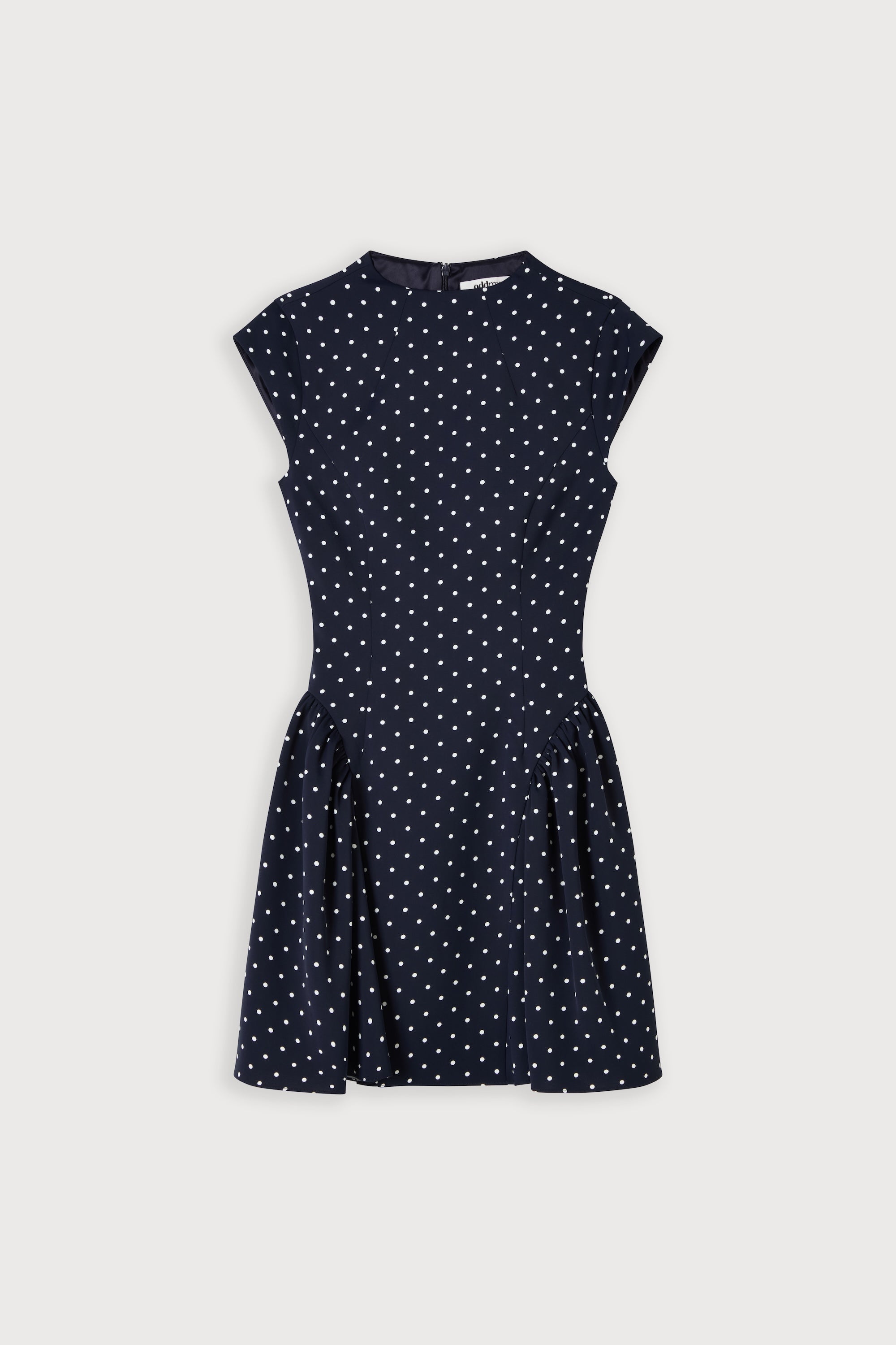 Cap Sleeve Gathered Mini Dress
