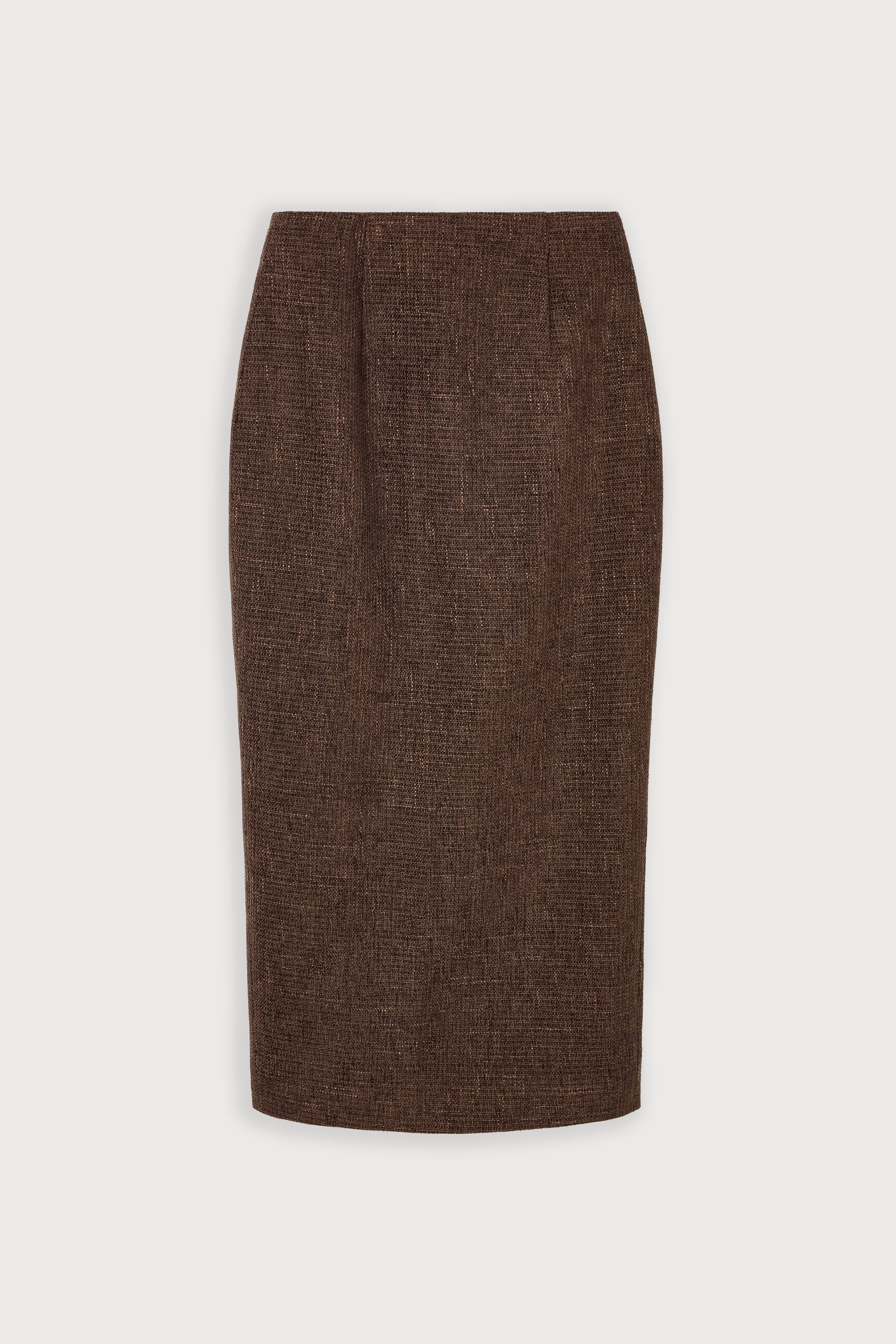 Cotton Mix Tweed Skirt