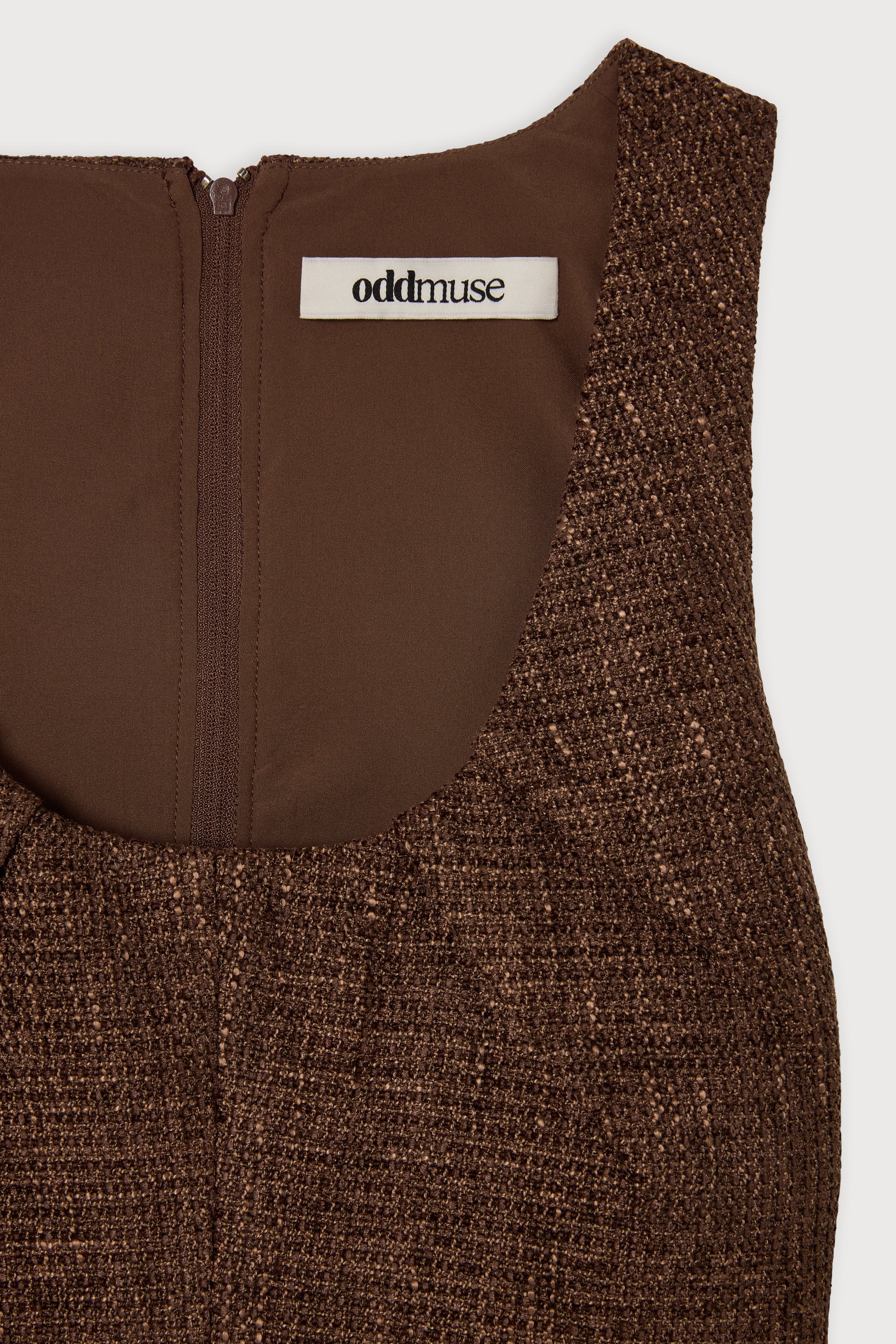 Cotton Mix Tweed Top