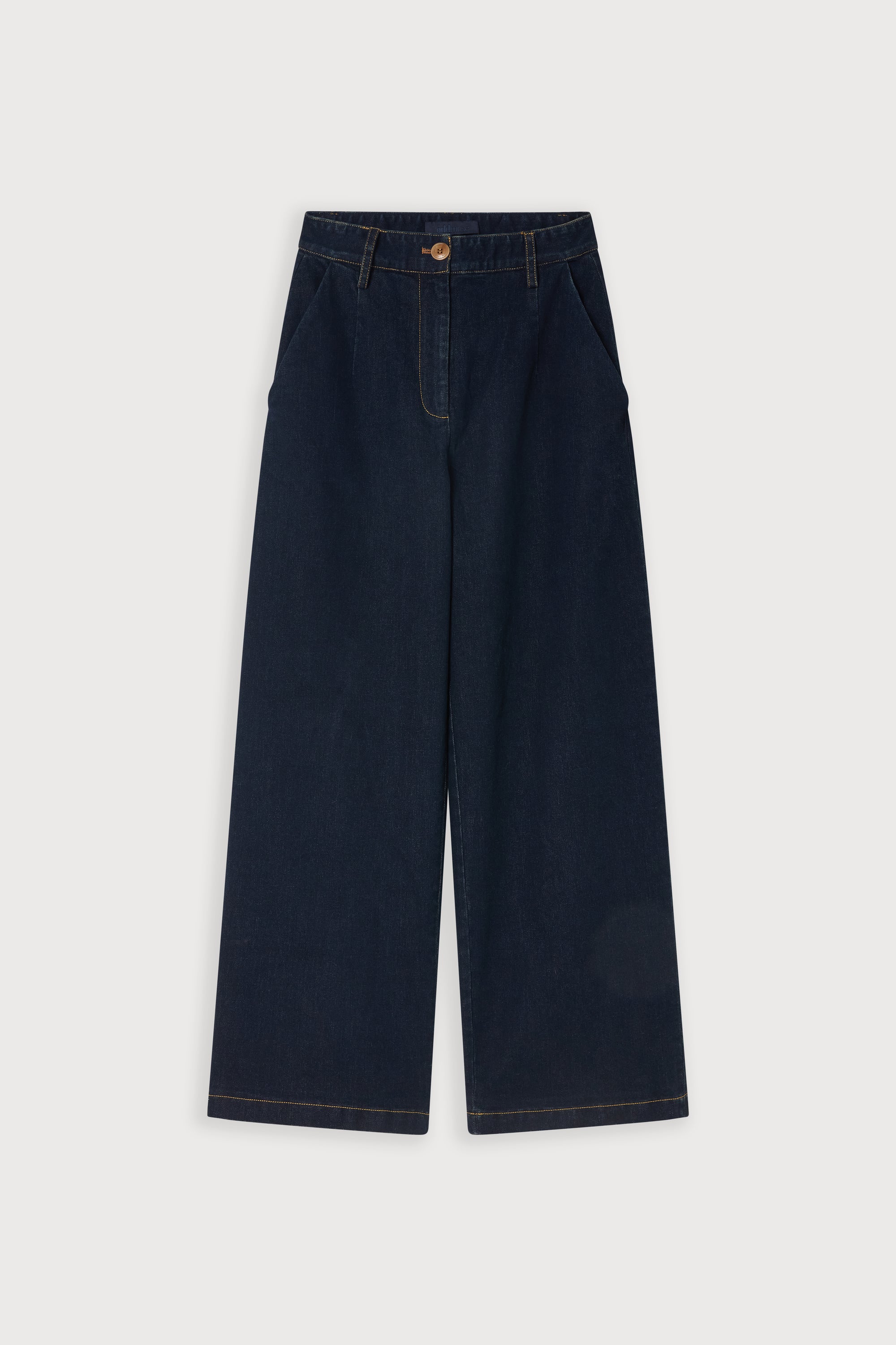 Denim Wide Leg Trousers