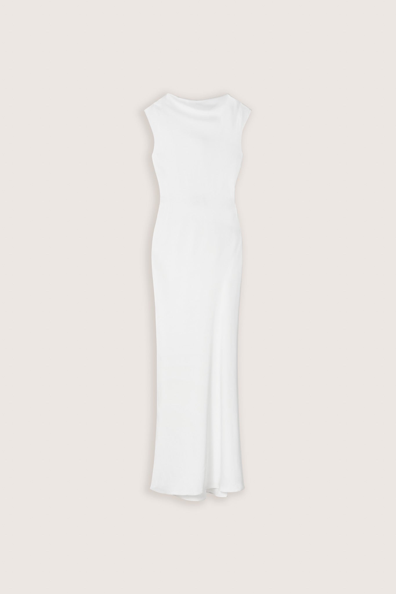 Satin Drape Maxi Dress
