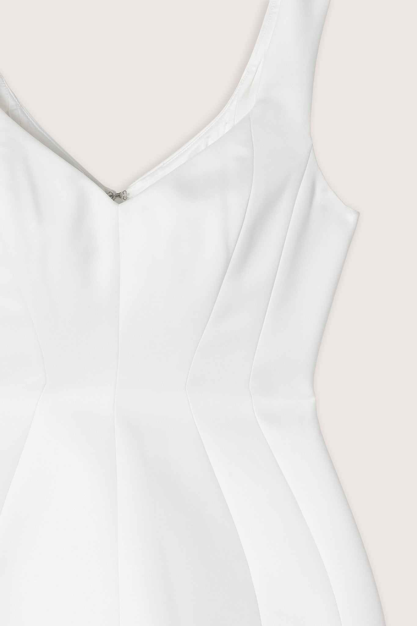 Satin Structured Mini Dress