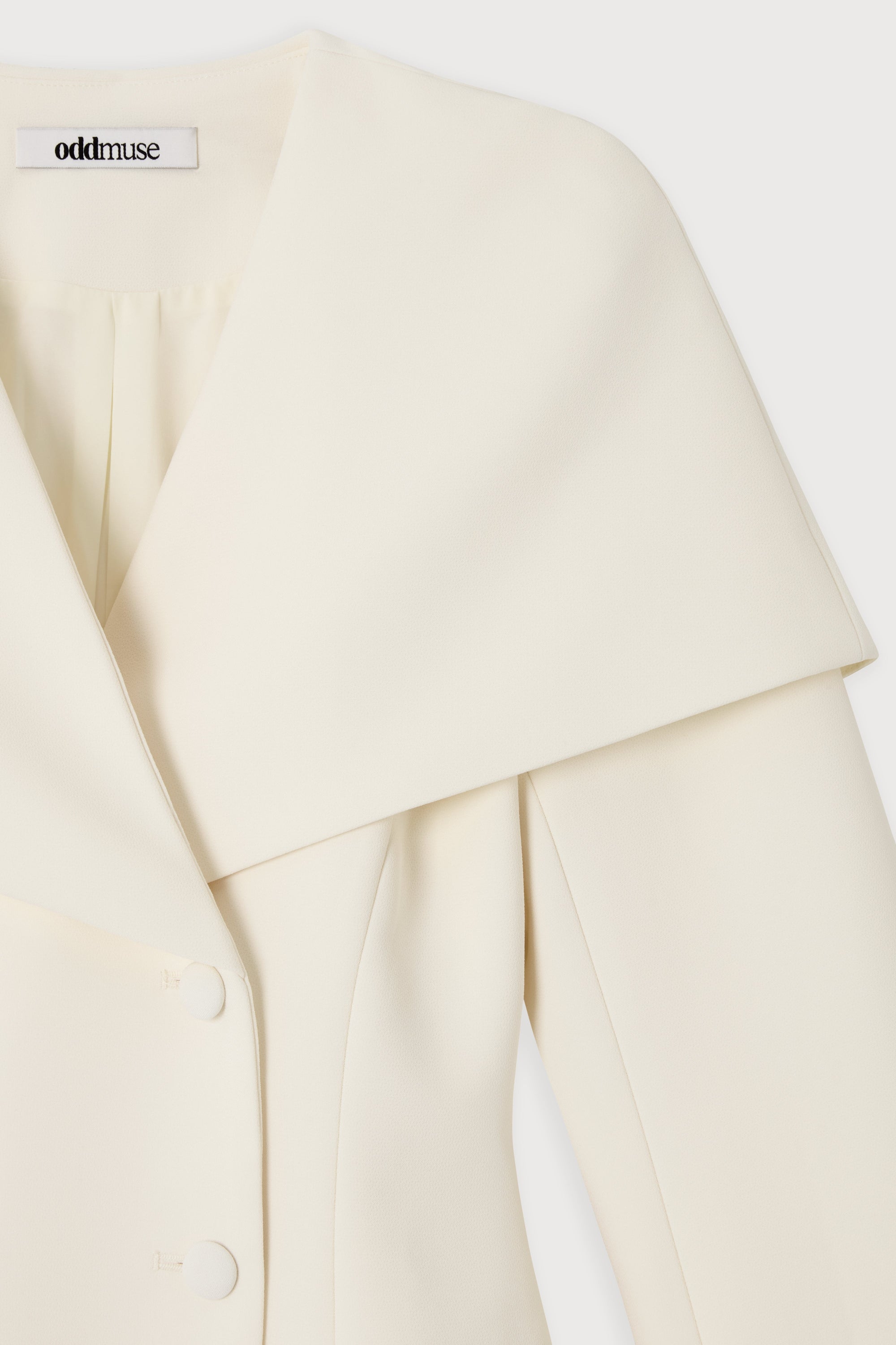 Statement Collar Mini Dress