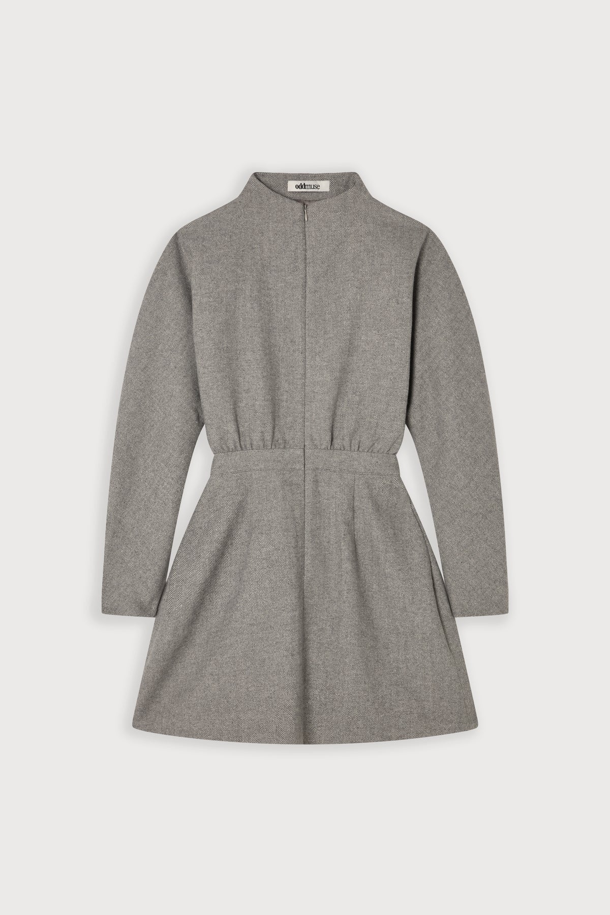 Wool Mix Tweed Dress
