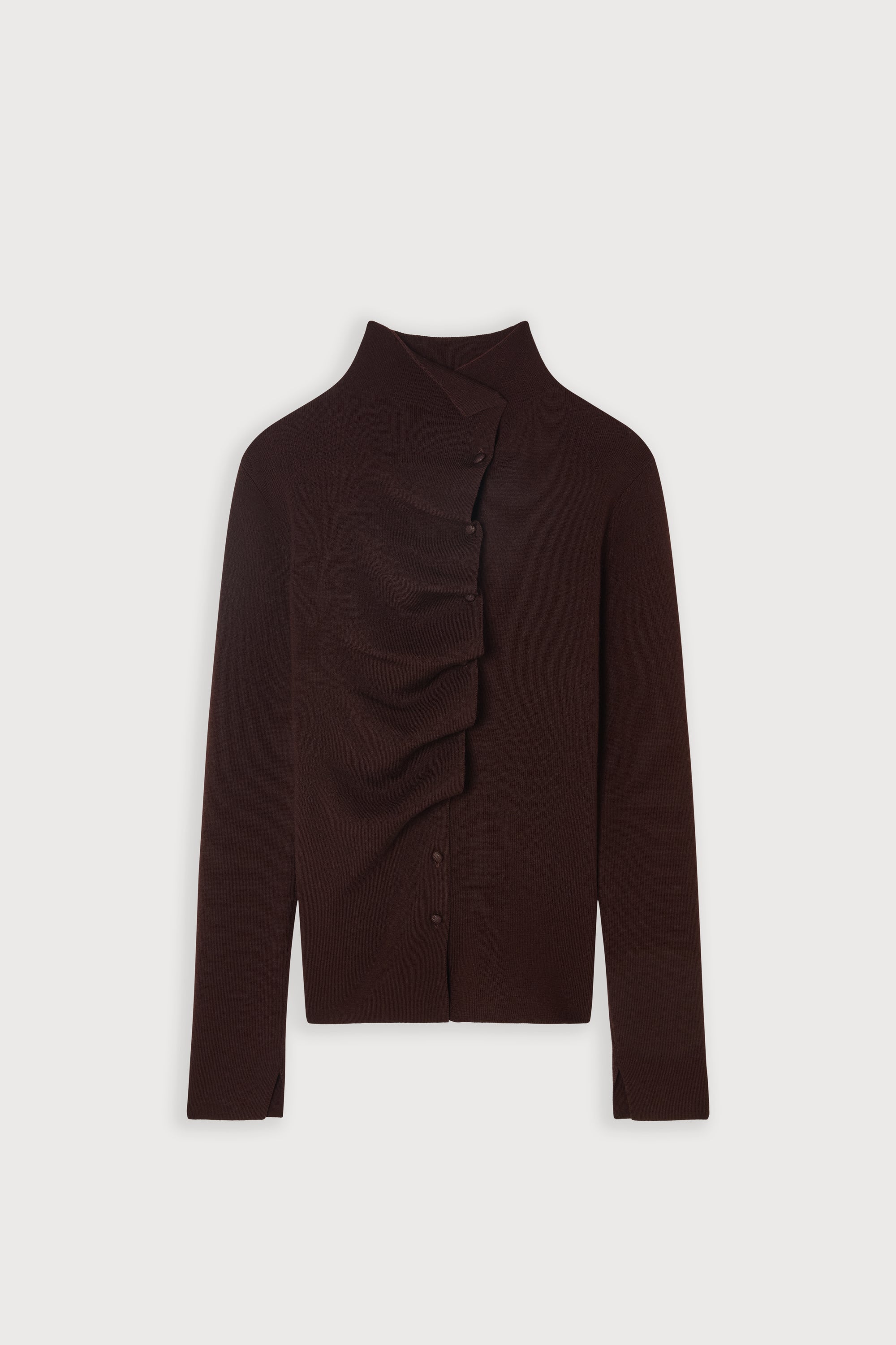 Wool Pleated Top