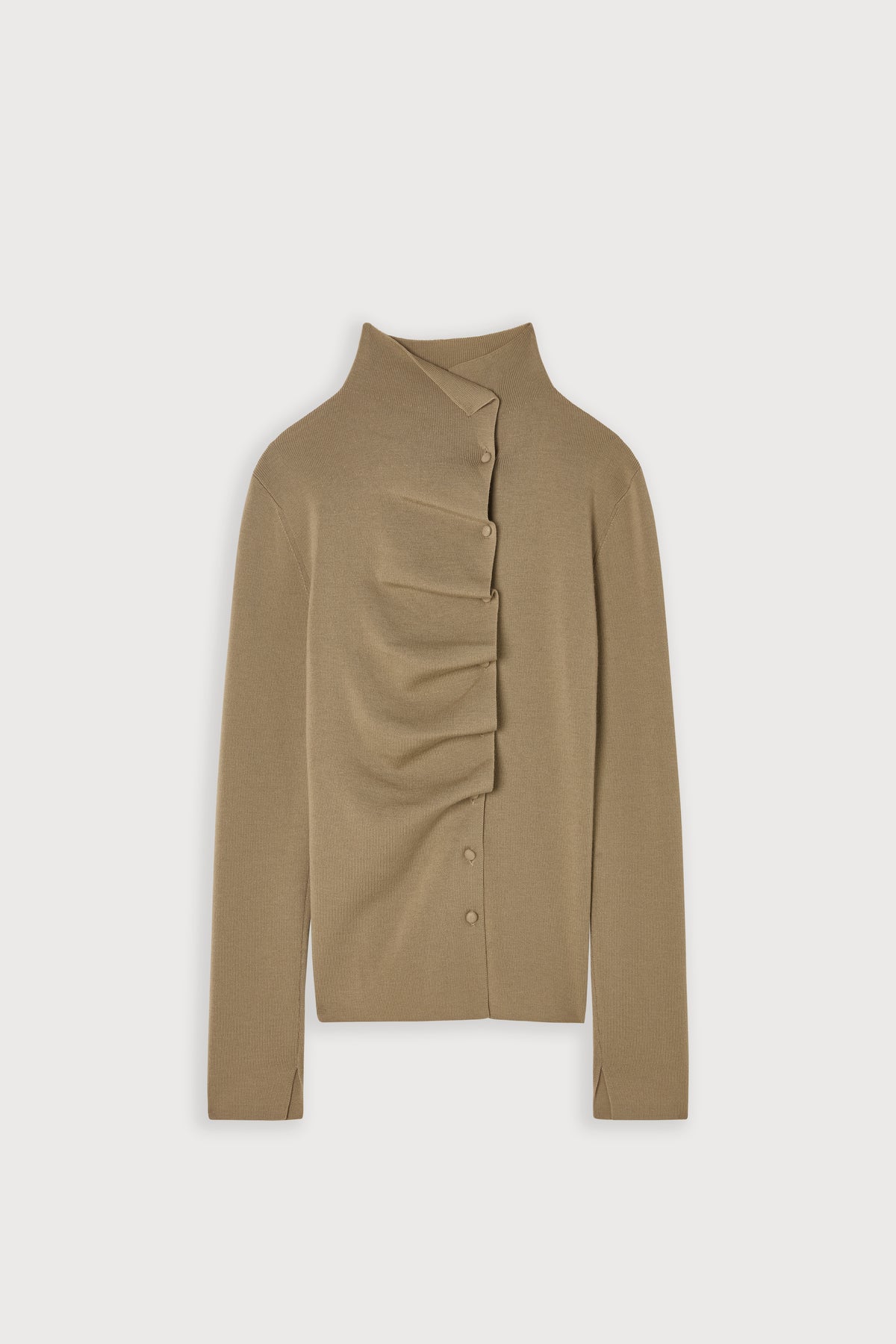 Wool Pleated Top