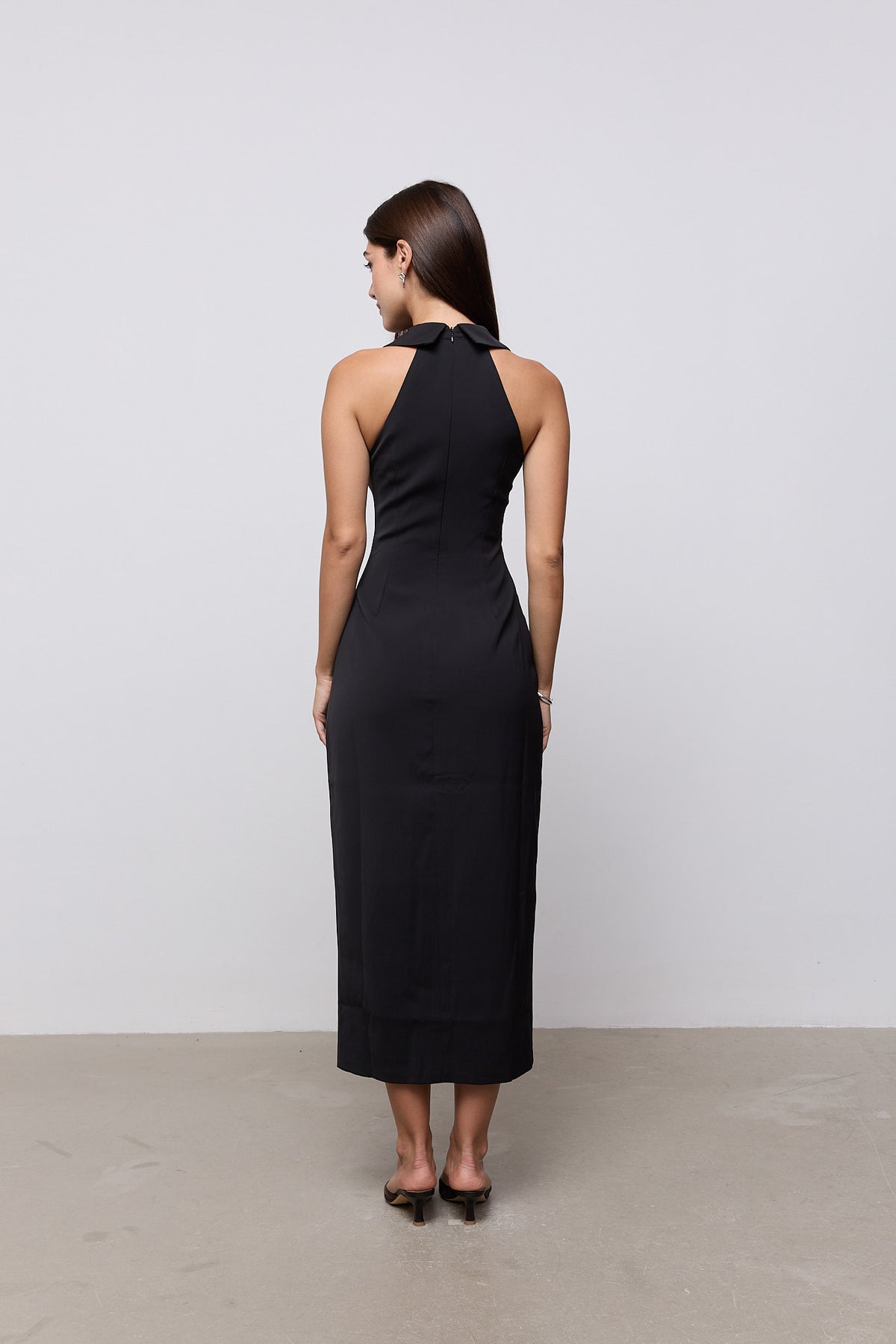 Collar Maxi Dress