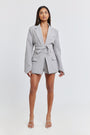 The Ultimate Muse Blazer with Additional Belts | Grey