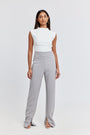 The Ultimate Muse Straight Leg Trousers | Grey