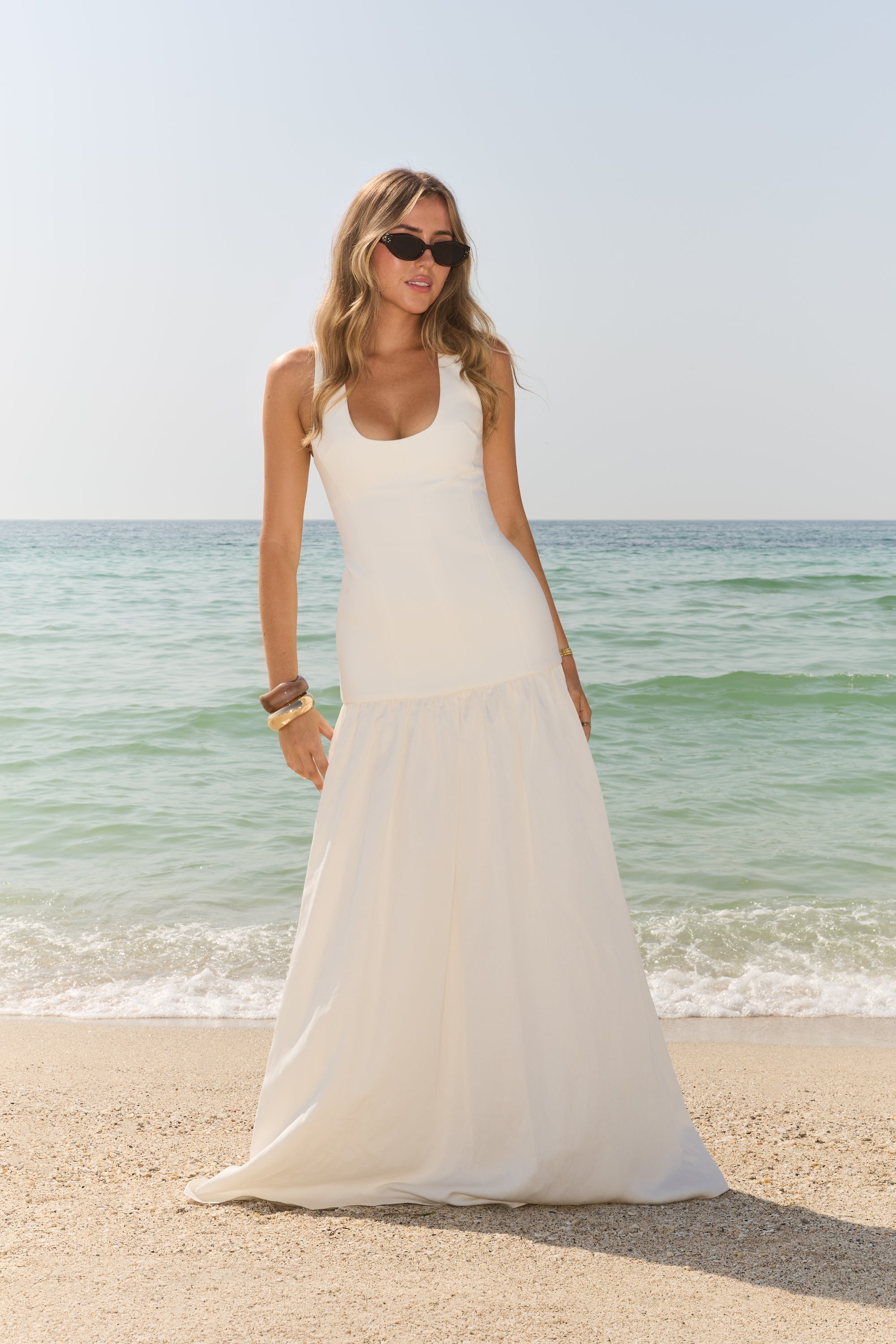 odd muse beige dress Odd Muse Ultimate Muse Exclusive Bardot Dress