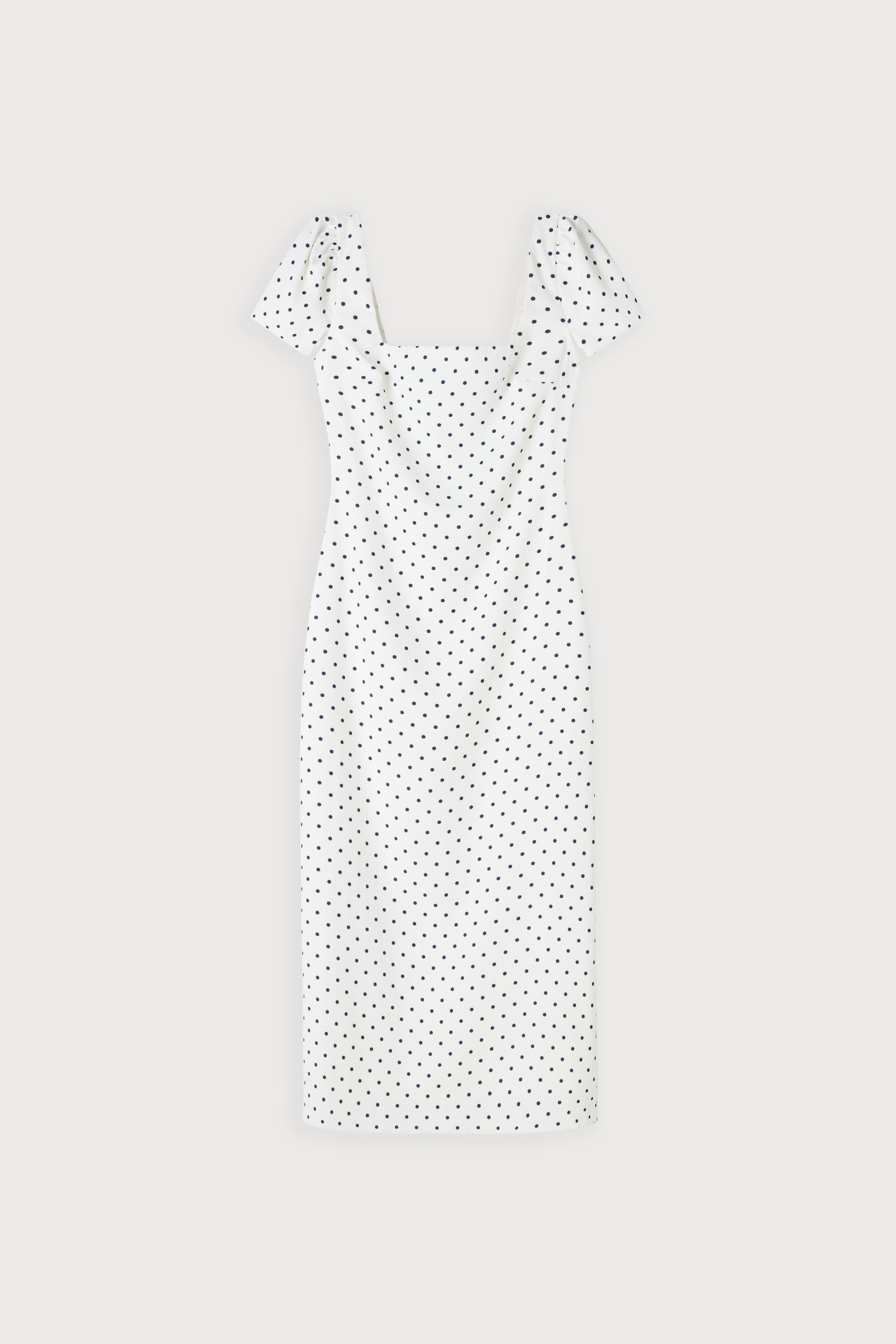 Square Neck Slip Midi Dress