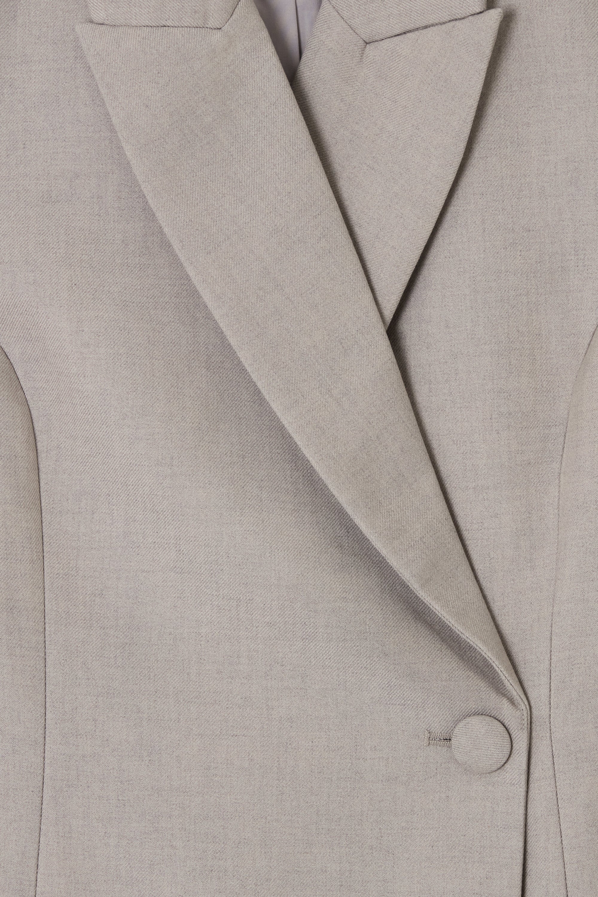 Wool Mix Tailored Blazer Dress