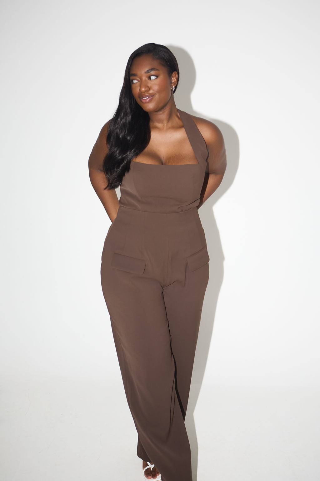 The Ultimate Muse Wide Leg Trousers | Chocolate