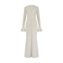 The Ultimate Muse Knitted Long Sleeve Maxi Dress | Cream